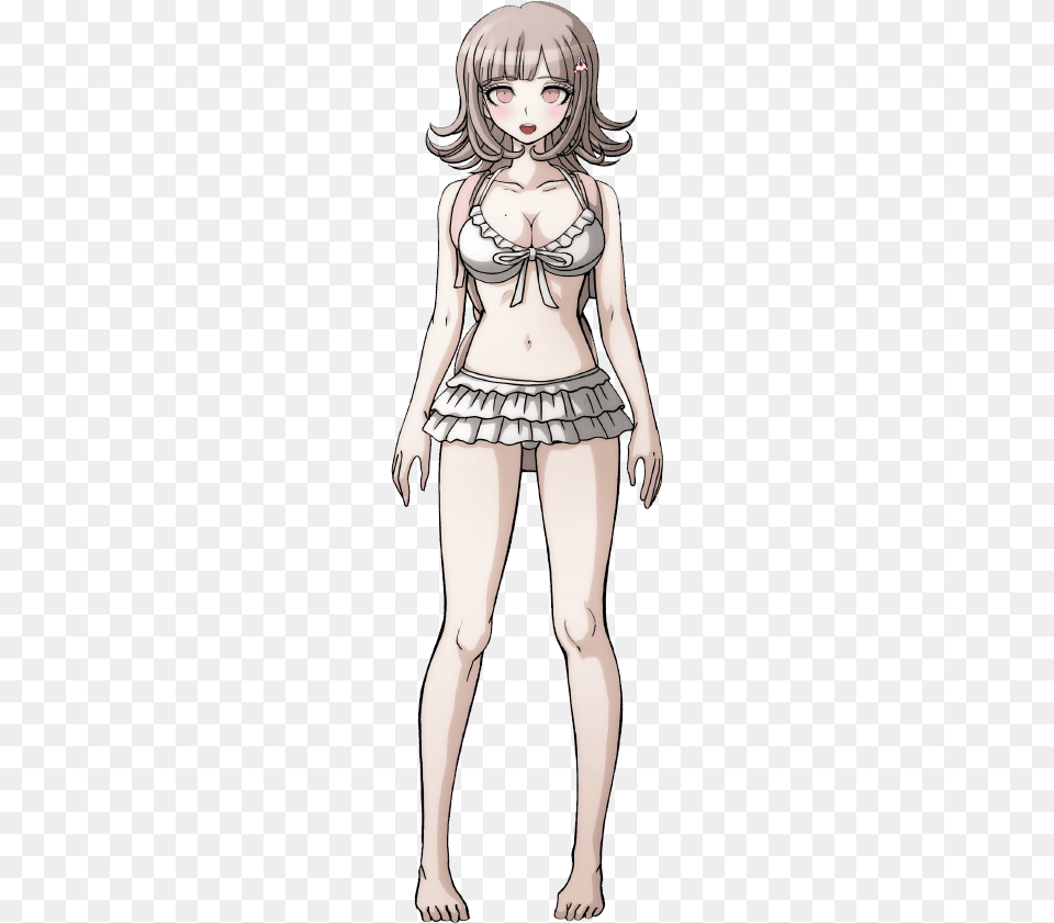 Chiaki Nanami Fullbody Sprite 2 Chiaki Nanami Bikini Sprite, Skirt, Book, Clothing, Comics Free Transparent Png