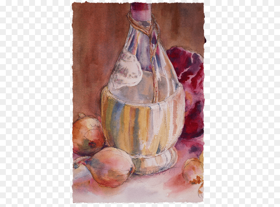 Chianti For Dinner Hood Avenue Art, Painting, Food, Produce, Pottery Png