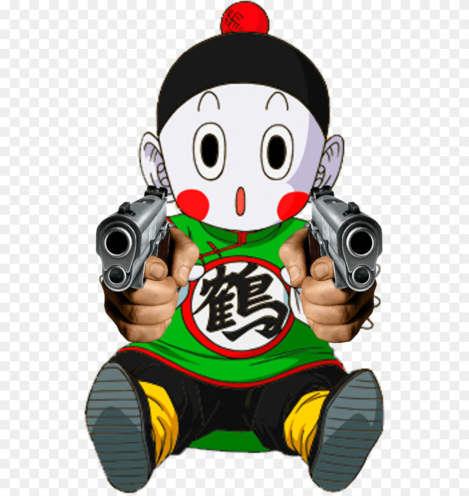 Chiaotzu Dragon Ball, Firearm, Gun, Handgun, Weapon Png