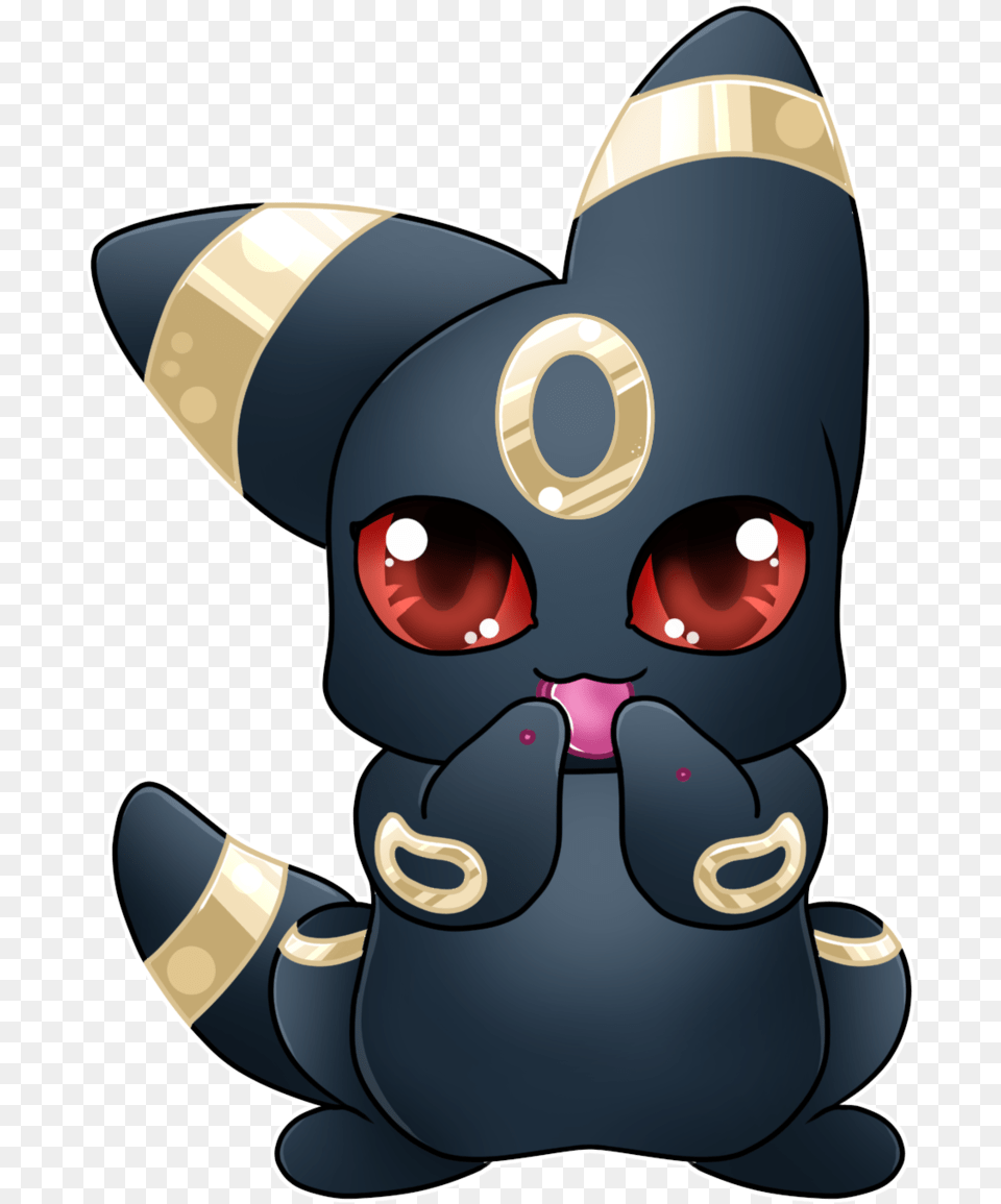 Chib Umbreon By Ayehiku Dbr4tpo Cartoon, Plush, Toy Free Png Download