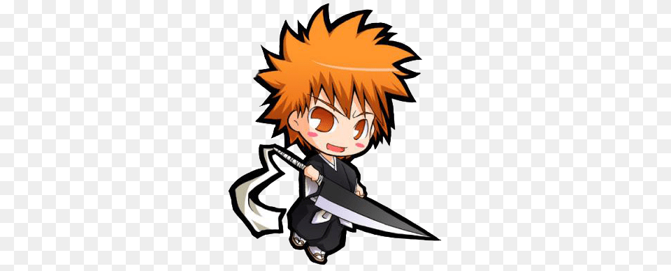 Chibi Anime 2 Image Bleach Chibi, Book, Comics, Manga, Publication Free Png Download