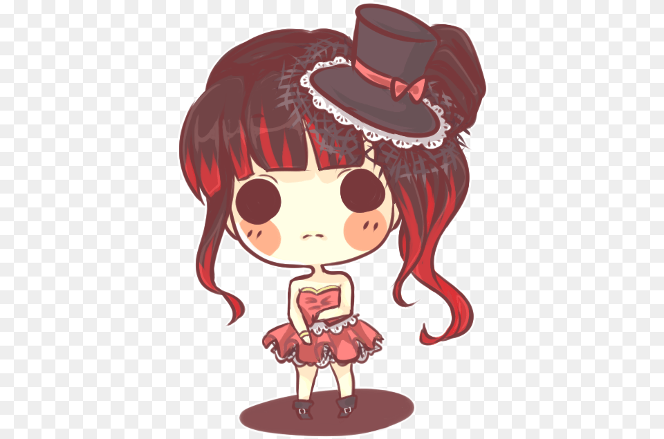 Chibi Anime Girl Drawing At Getdrawings Chibi With Dot Eyes, Book, Comics, Publication, Clothing Png Image