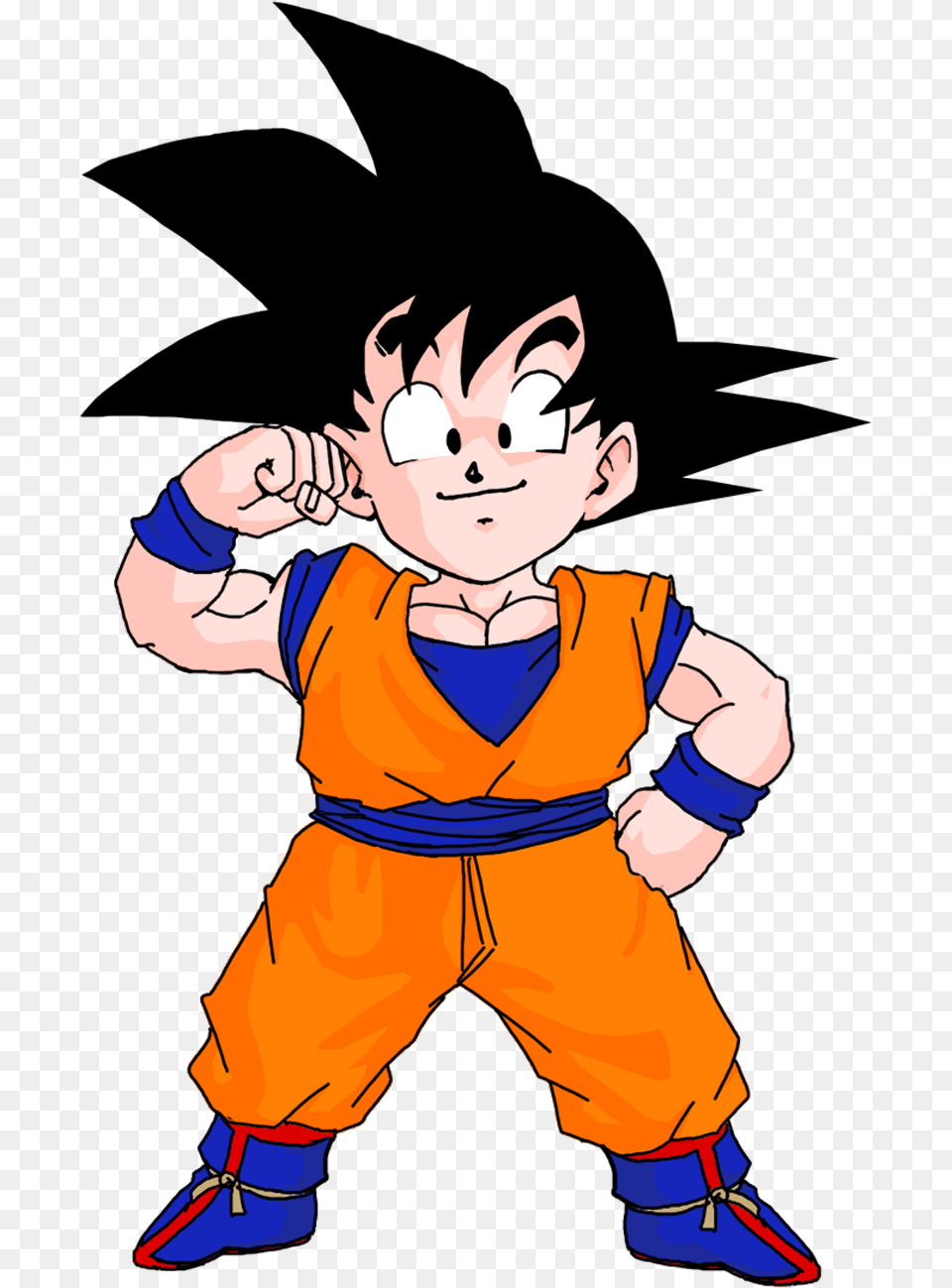 Chibi Base Form Goku Base Form Goku, Baby, Person, Face, Head Png Image