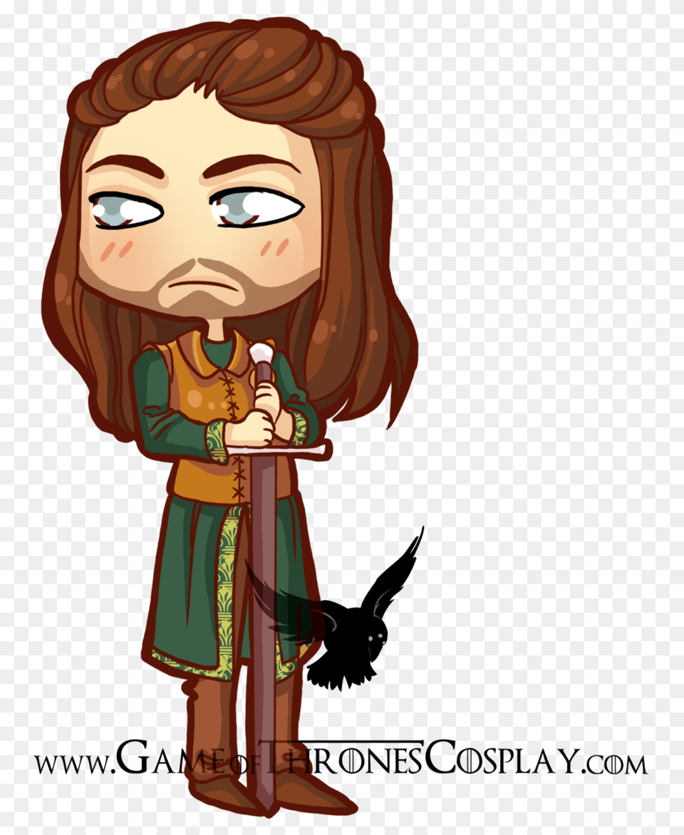 Chibi Belle Eddard Stark Chibipuppet In Asoiaf Cosplay, Person, Face, Head Png
