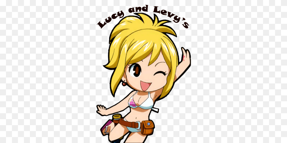 Chibi Clipart Fairy Tail Fairy Tail Lucy Chibi, Book, Comics, Publication, Baby Free Transparent Png