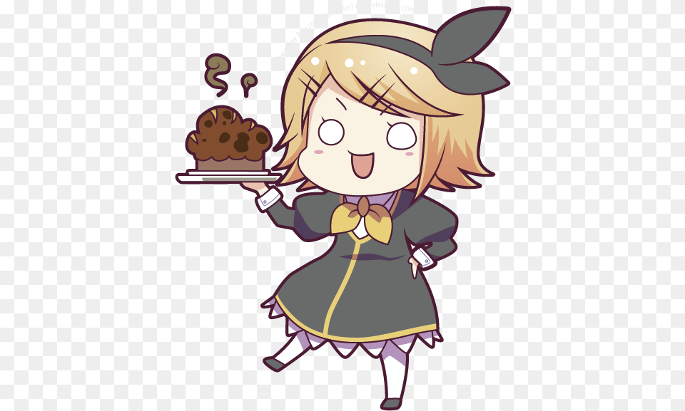 Chibi Clipart Kagamine Rin Chibi Rin Len, Book, Comics, Publication, Baby Png