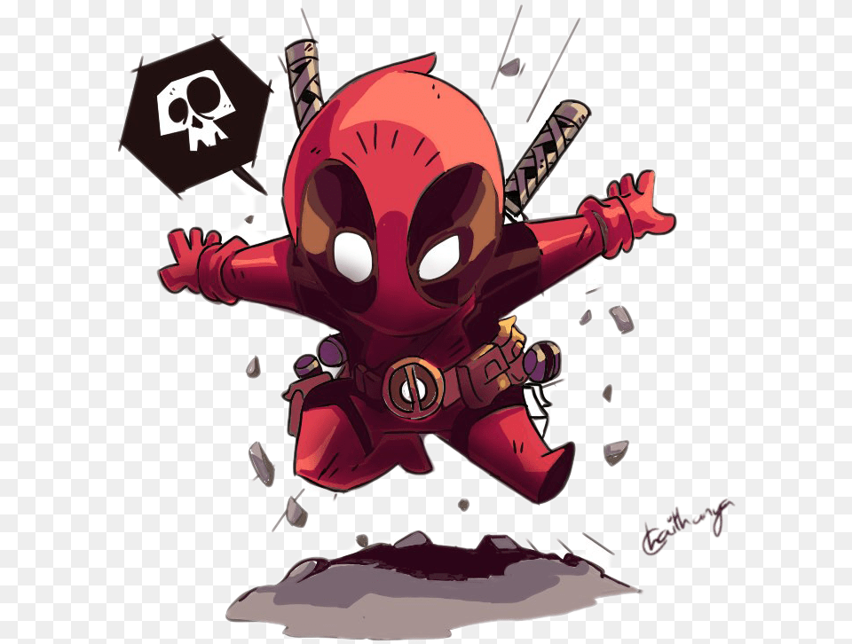 Chibi Deadpool Png