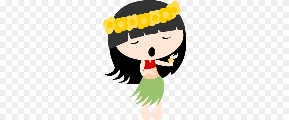 Chibi Del Chica De Hula Ra Ideas, Clothing, Hat, Baby, Person Png Image