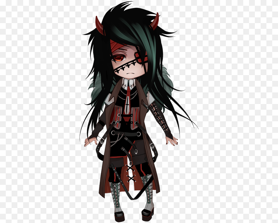 Chibi Demon, Book, Comics, Publication, Person Free Png Download