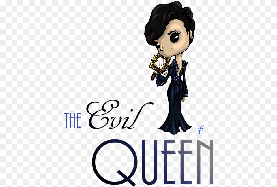 Chibi Evil Queen Blue Dress Style Throw Pillow Great Quarantine Of 2020, Publication, Book, Adult, Person Free Transparent Png