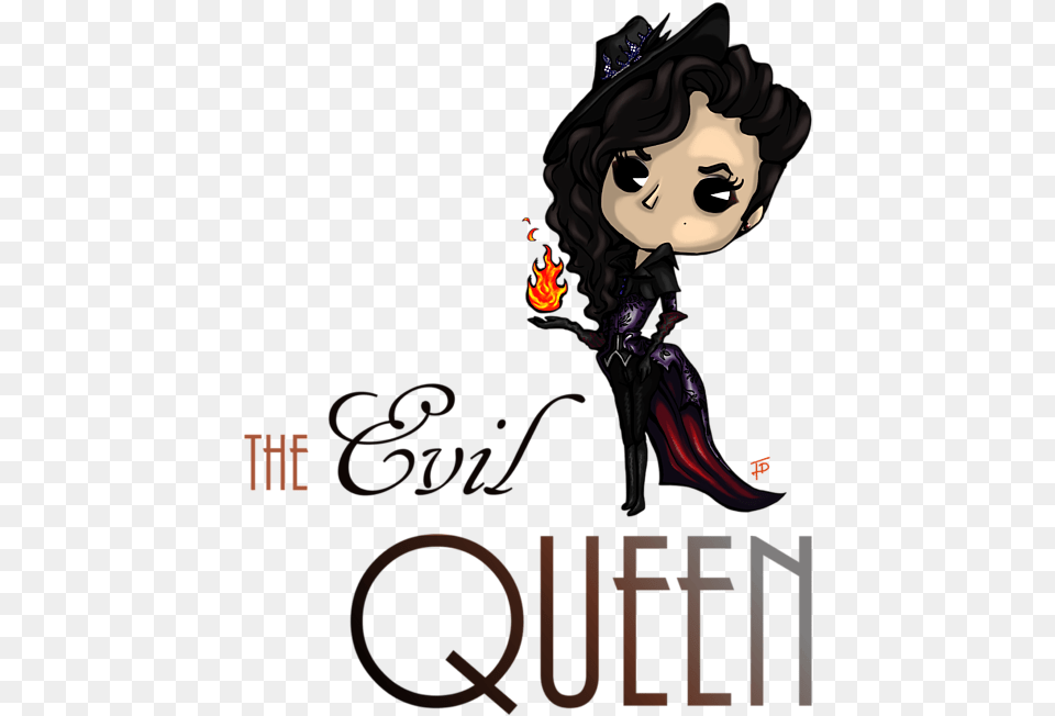 Chibi Evil Queen Horsewoman Style With Hat Greeting Card Evil Queen Chibi, Book, Publication, Adult, Female Png Image