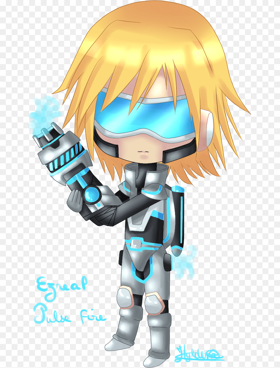 Chibi Ezreal Pulse Fire Pulsefire Ezreal Chibi, Book, Comics, Publication, Baby Png