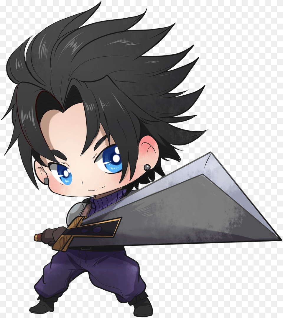 Chibi Ff7, Book, Comics, Publication, Baby Free Transparent Png