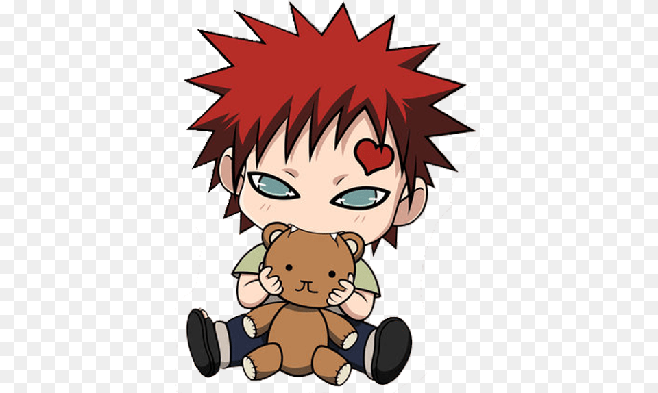 Chibi File For Designing Projects Gaara Chibi, Book, Comics, Publication, Baby Free Png Download