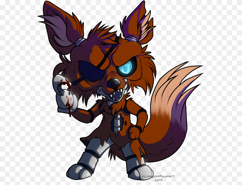 Chibi Foxy Cartoon, Book, Comics, Publication, Baby Free Png