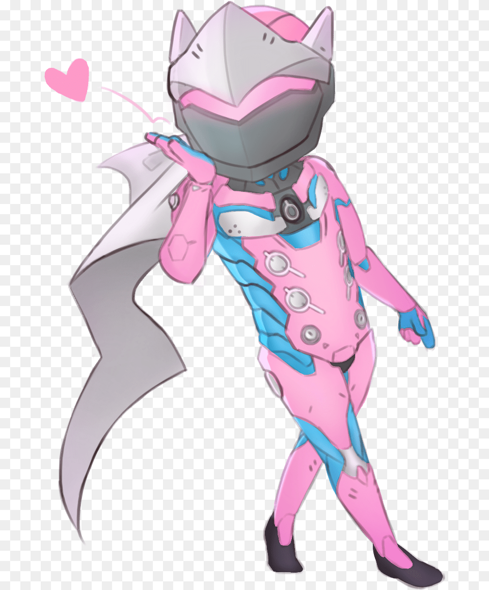 Chibi Genji For Pandorraheart On Twitter This Was Cartoon, Book, Comics, Publication, Baby Png