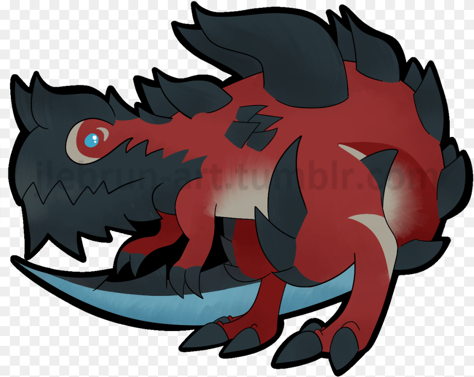 Chibi Glavenus Monster Hunter, Animal, Fish, Sea Life, Shark Png Image