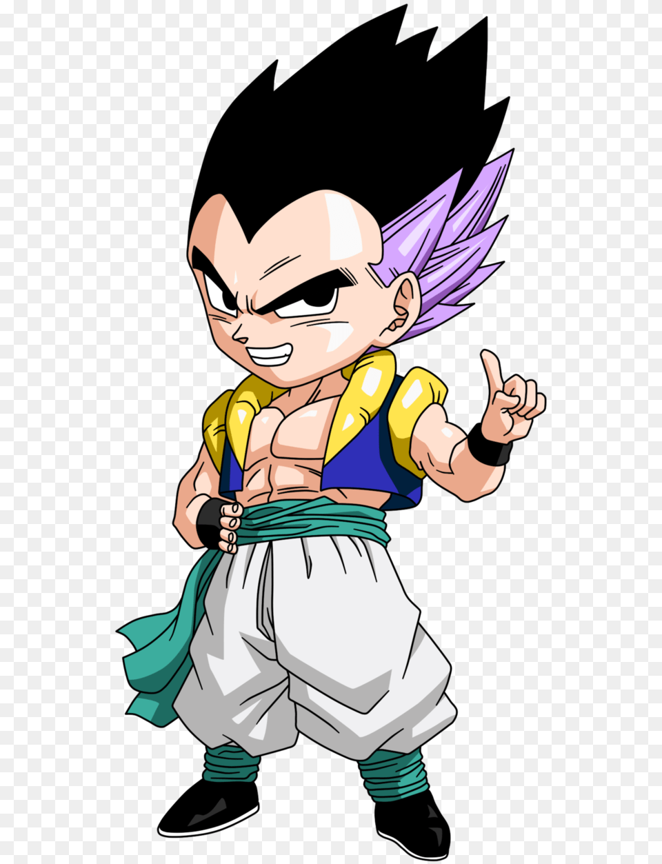 Chibi Gotenks Dragon Ball Z, Book, Comics, Publication, Baby Png Image