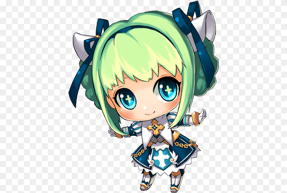 Chibi Grand Chase Lime Chibi, Book, Comics, Publication, Baby Png