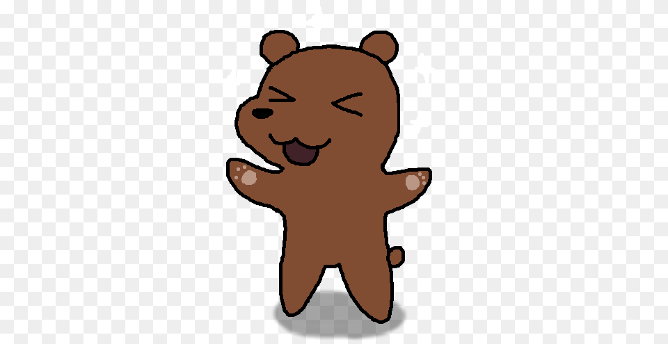 Chibi Grizzly Bear, Baby, Food, Person, Sweets Png Image