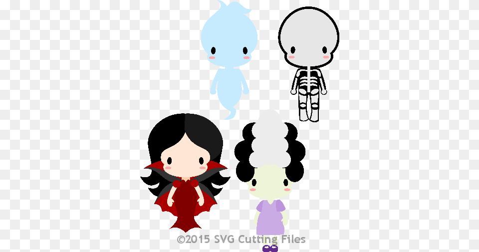 Chibi Halloween Kids Templates File Templates, Baby, Person, Head, Stencil Png