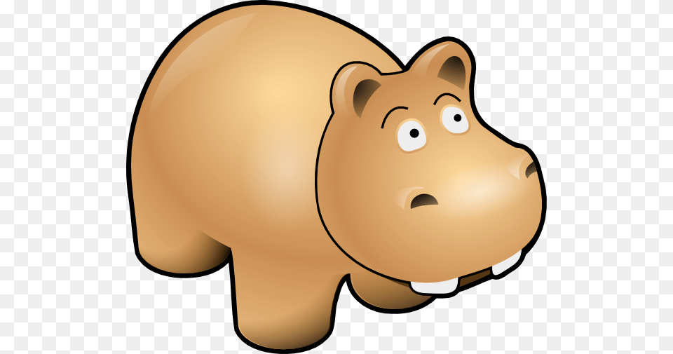 Chibi Hippo, Piggy Bank, Animal, Mammal, Pig Free Transparent Png