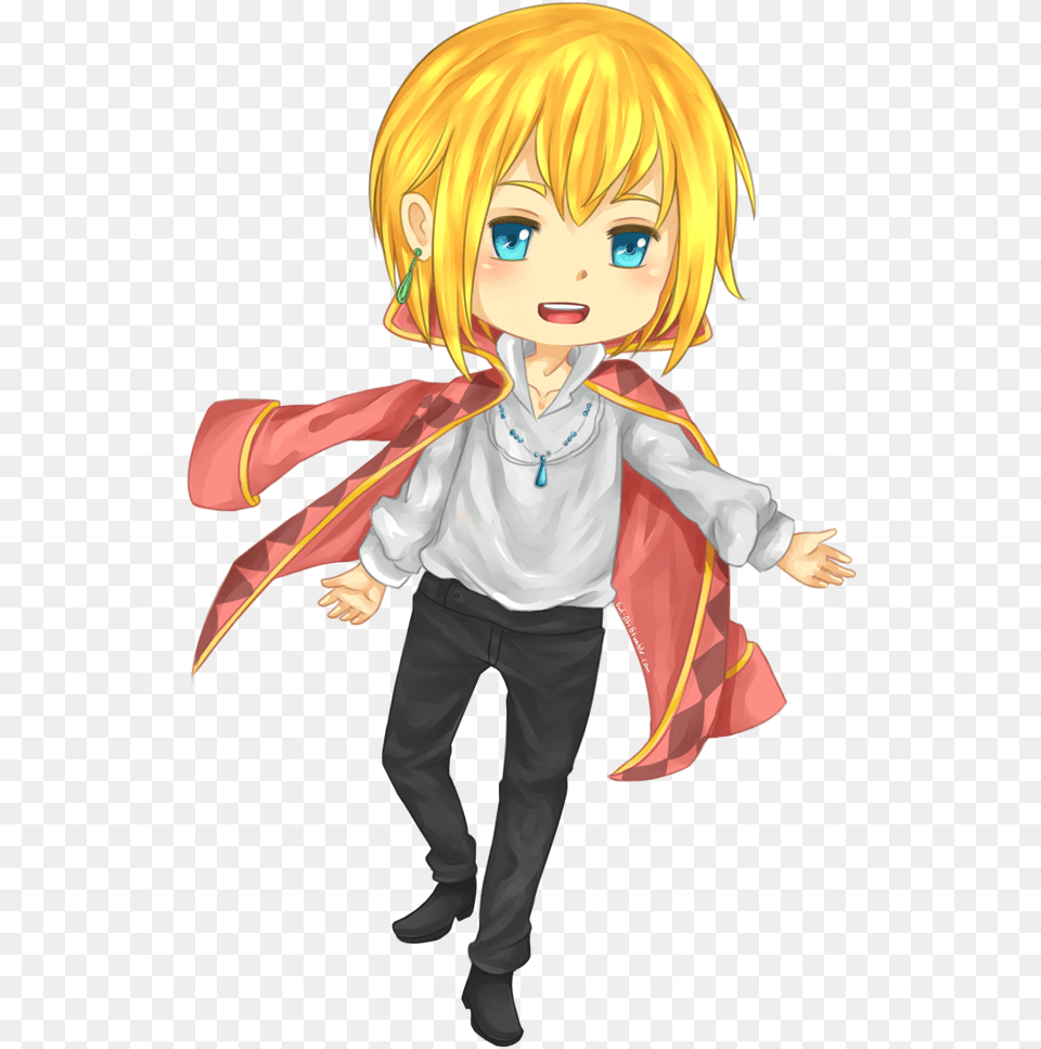 Chibi Howl From Howls Moving Castle, Publication, Book, Comics, Baby Png
