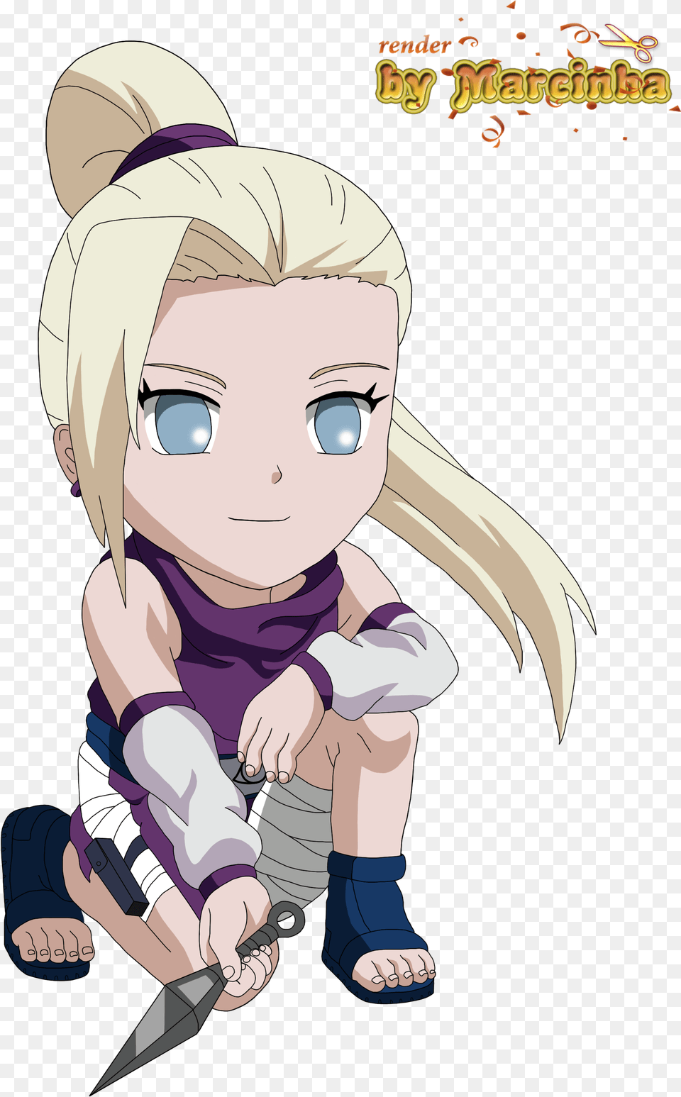 Chibi Ino By Marcinha20 Naruto Chibi Ino, Book, Comics, Publication, Baby Free Transparent Png