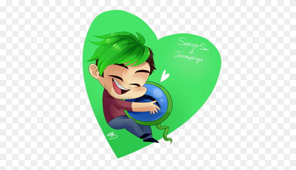 Chibi Jacksepticeye And Septiceye Sam, Face, Head, Person, Baby Free Png