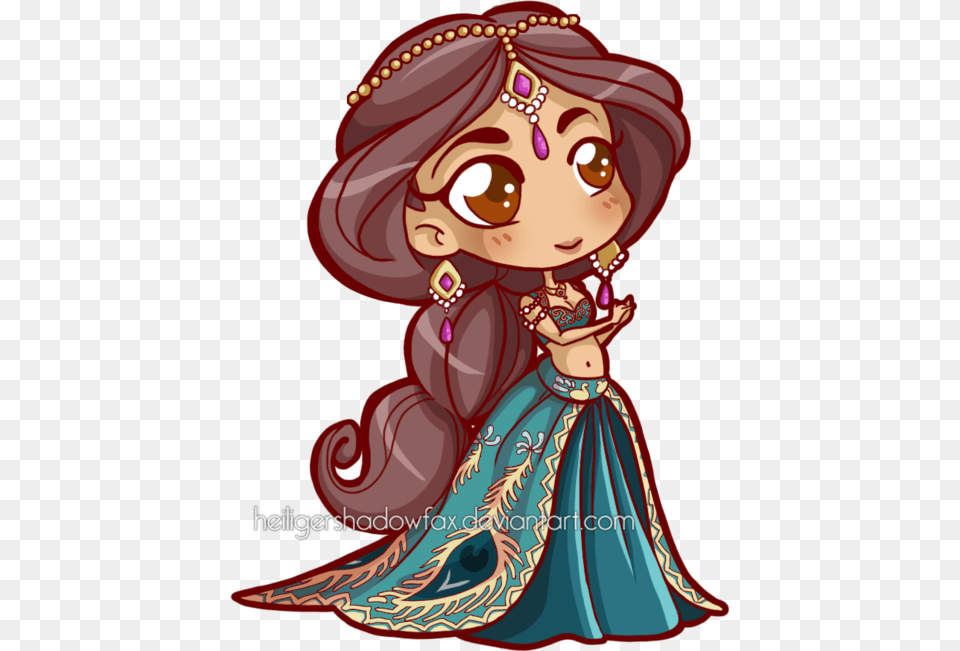 Chibi Jasmine, Woman, Wedding, Person, Gown Free Png