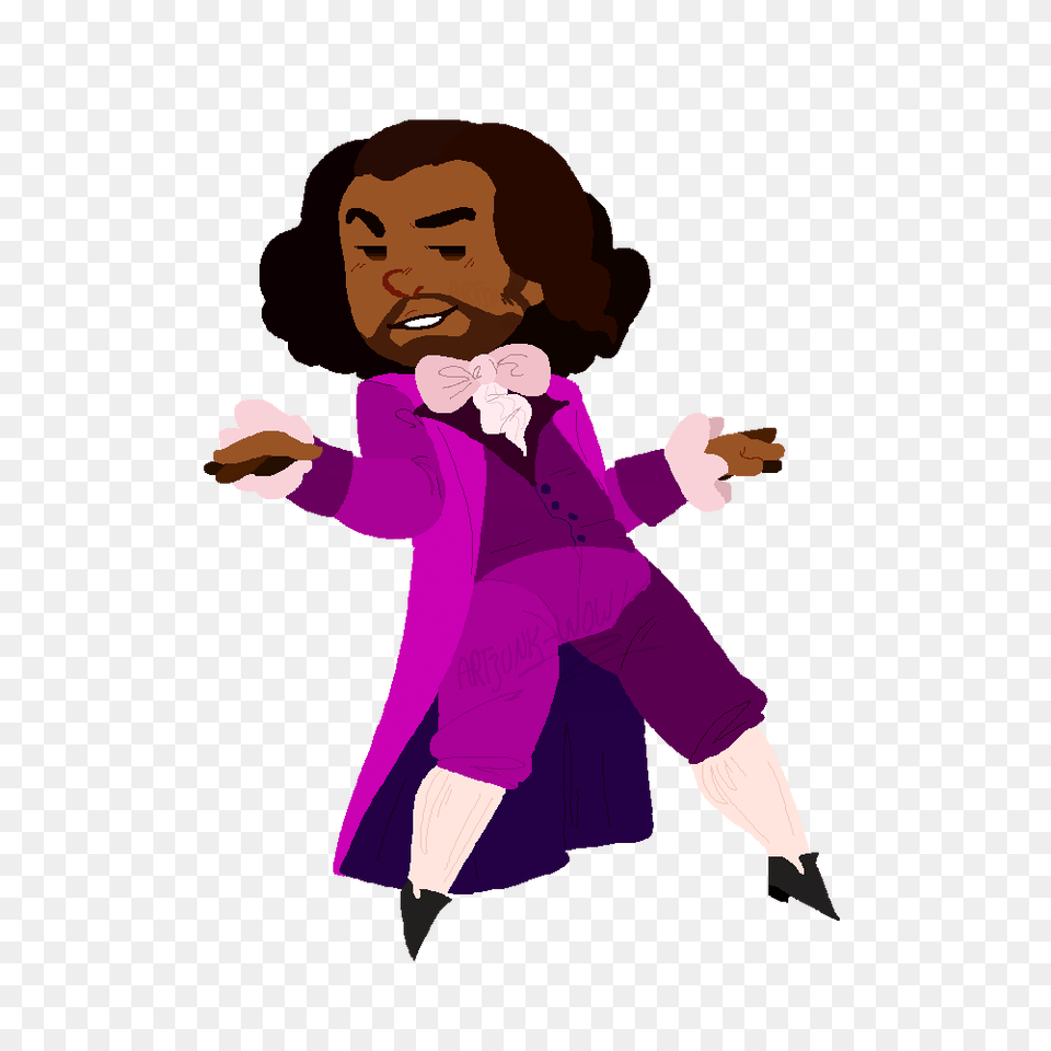 Chibi Jefferson, Purple, Baby, Person, Clothing Png Image