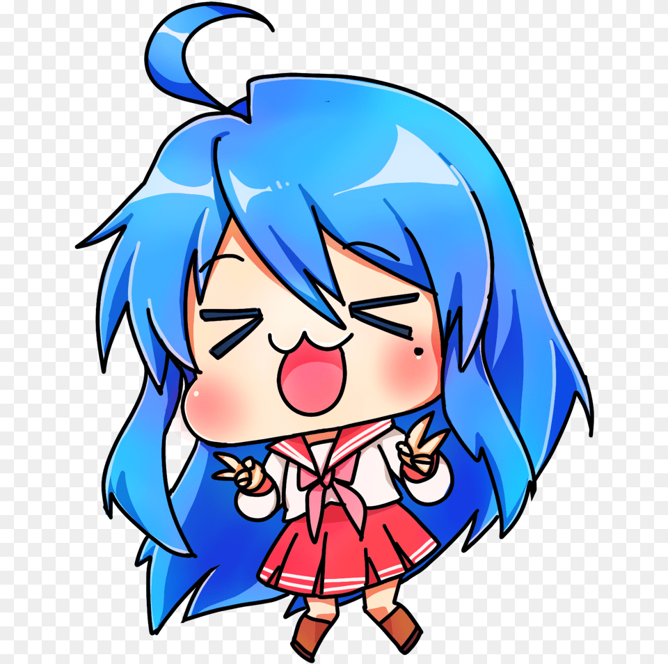 Chibi Konata Cartoon, Book, Comics, Publication, Baby Png