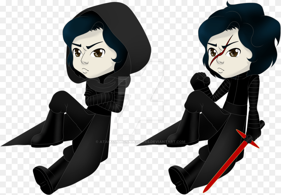 Chibi Kylo Ren Ver, Adult, Female, Person, Woman Free Png