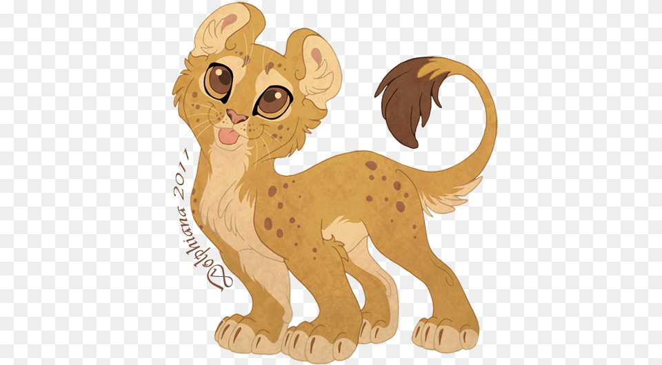Chibi Lion By Dolphy D39lst9 Cute Mountain Lion Drawing, Animal, Mammal, Wildlife Png