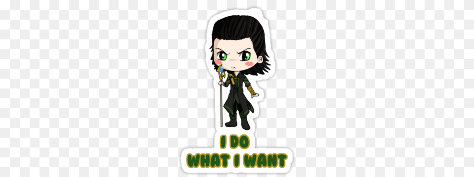 Chibi Loki Avengers Loki Chibi Stickers, Book, Comics, Publication, Baby Free Transparent Png