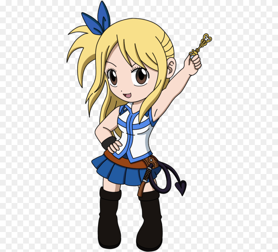Chibi Lucy Fairy Tail, Book, Comics, Publication, Baby Png