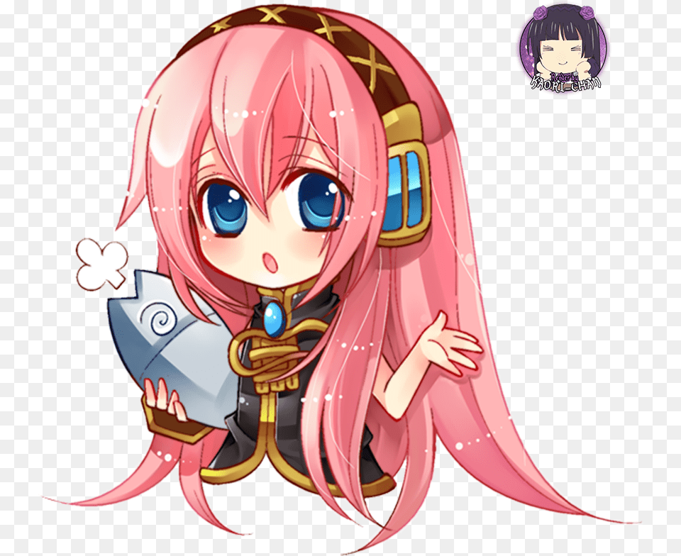 Chibi Megurine Luka Vocaloid, Book, Comics, Publication, Baby Png