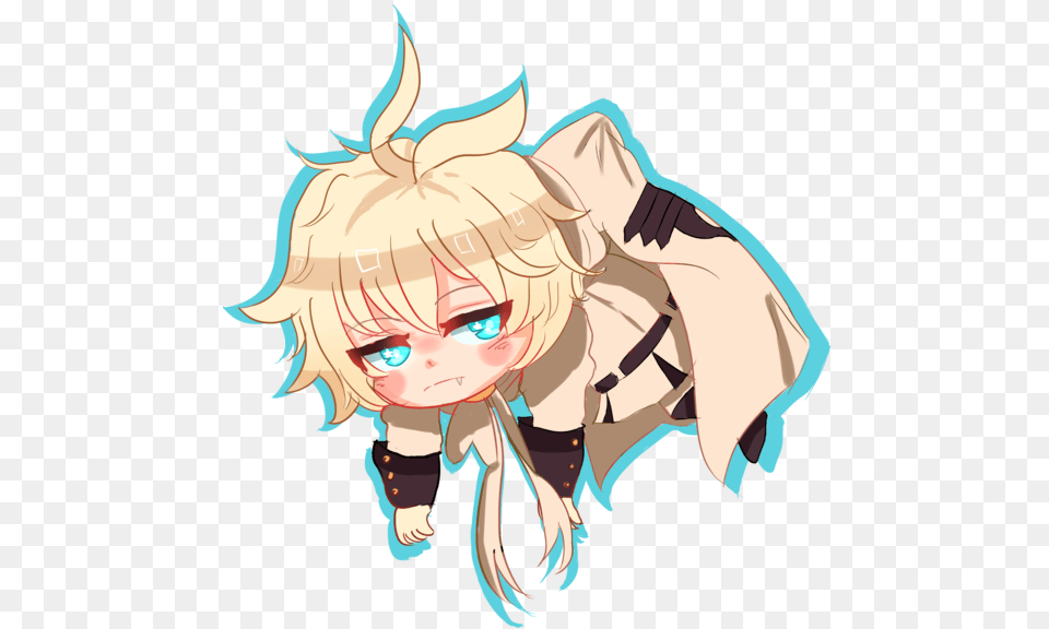 Chibi Mikaela By Miaka Lucia Chan D97cfzt Owari No Seraph Chibi, Book, Comics, Publication, Baby Png