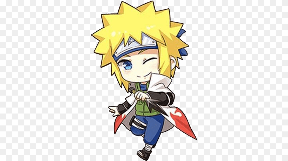 Chibi Minato Namikaze, Book, Comics, Publication, Manga Png Image