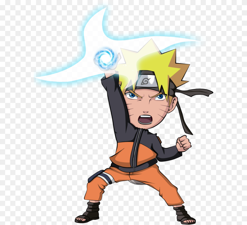 Chibi Naruto Color By Tazawa Cartoon, Book, Comics, Publication, Baby Free Png