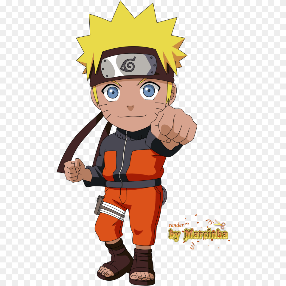 Chibi Naruto Uzumaki By Marcinha20com On Transparent Naruto Chibi, Baby, Book, Comics, Person Png