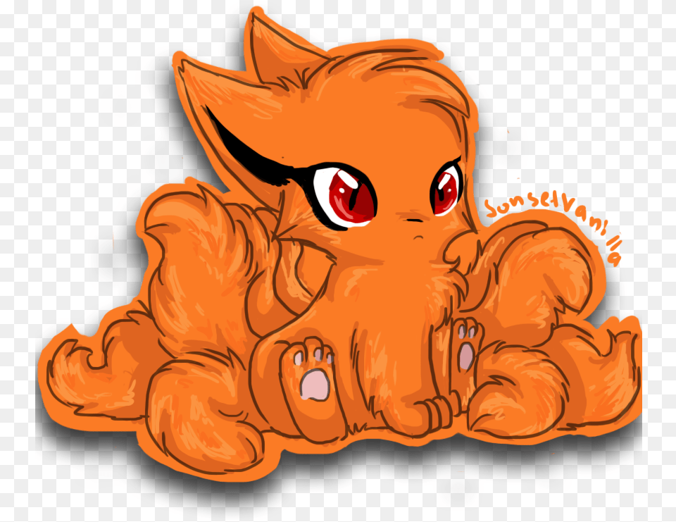 Chibi Nine Tailed Fox Download Nine Tailed Fox Chibi, Baby, Person, Art, Face Png Image