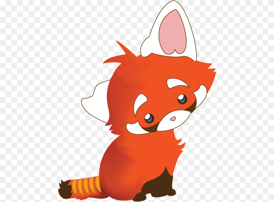 Chibi Panda By Meteor Cute Baby Red Panda Drawing, Person, Plush, Toy Png