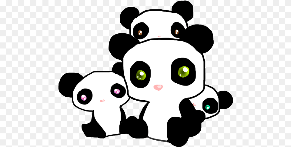 Chibi Panda By Toxicalkiss On Clipart Library Chibi Panda Transparent, Animal, Bear, Giant Panda, Mammal Png Image