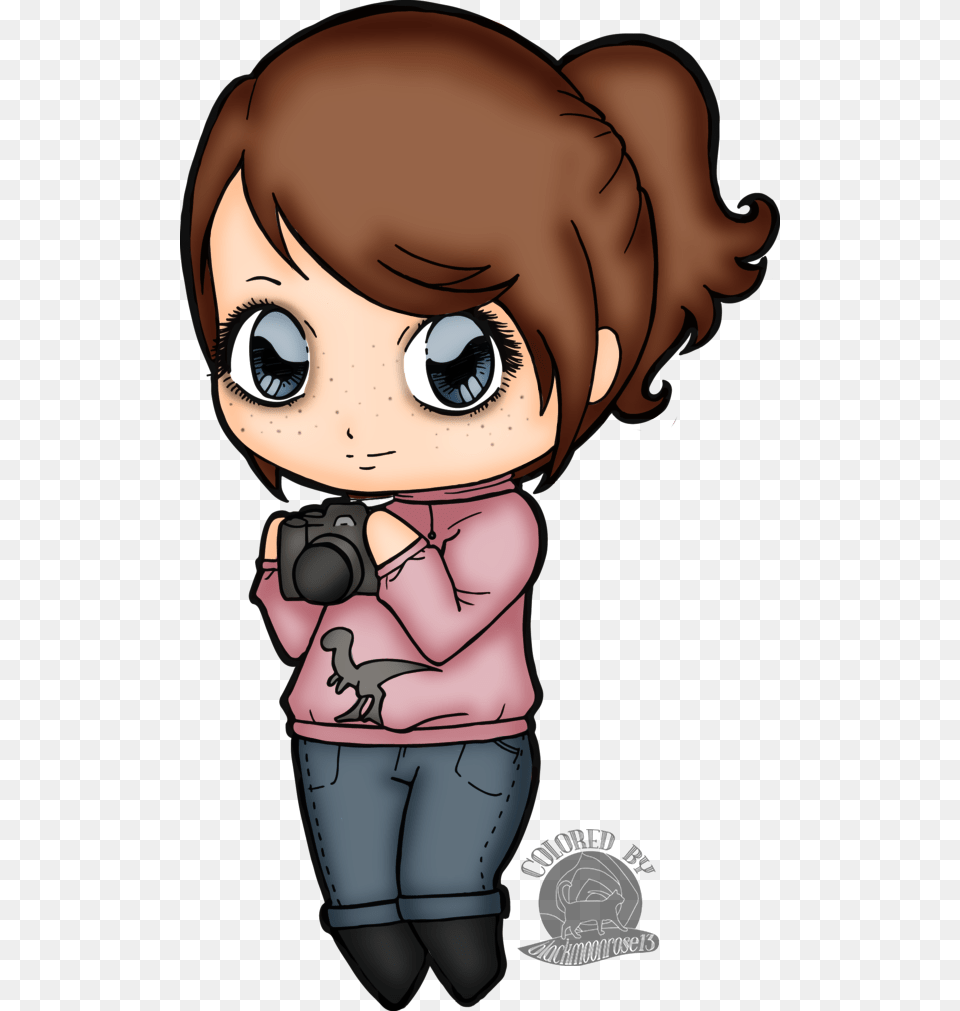 Chibi Photograhper Cute Chibi Photographer, Photography, Baby, Person, Book Free Transparent Png