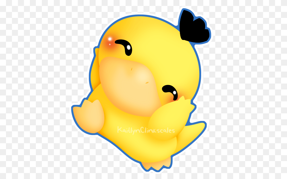 Chibi Psyduck Anime Chibi And Anime, Clothing, Hardhat, Helmet Free Png Download