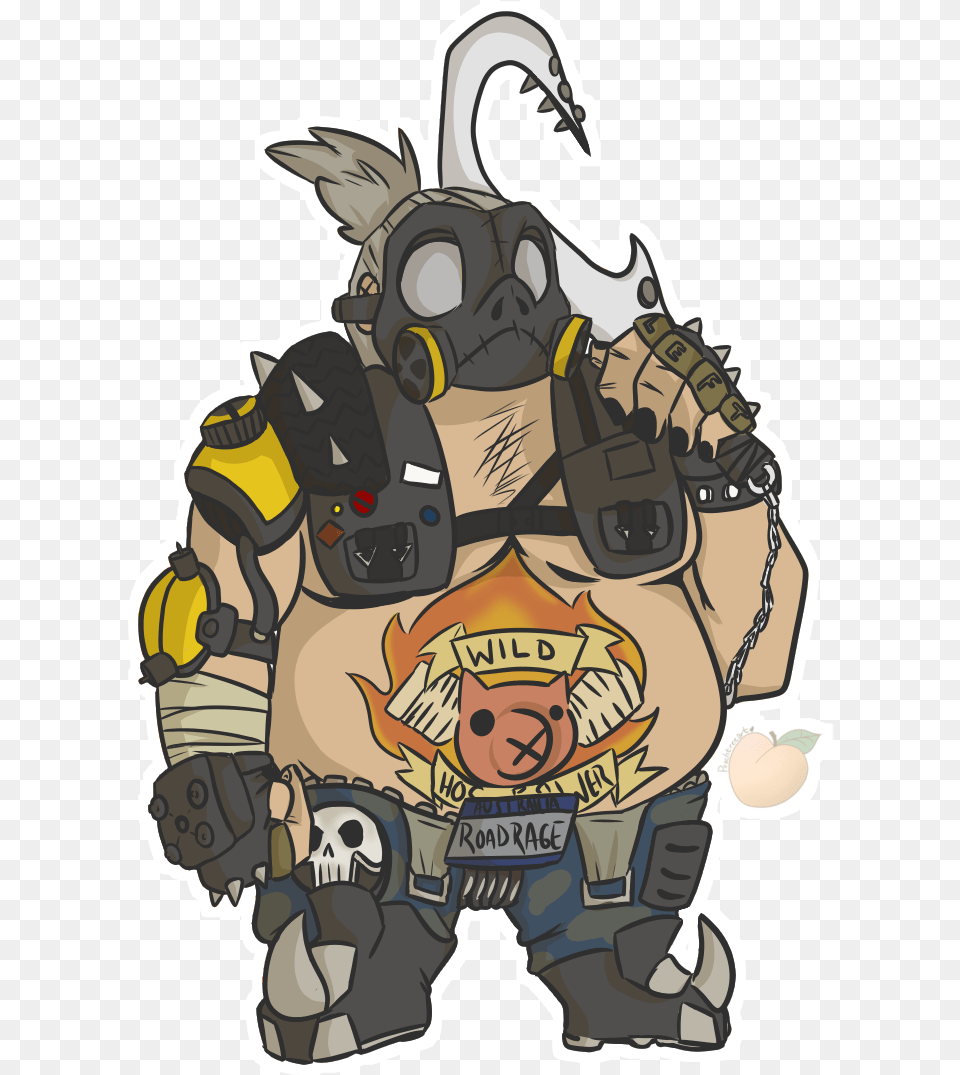 Chibi Roadhog Cartoon, Book, Comics, Publication Free Transparent Png