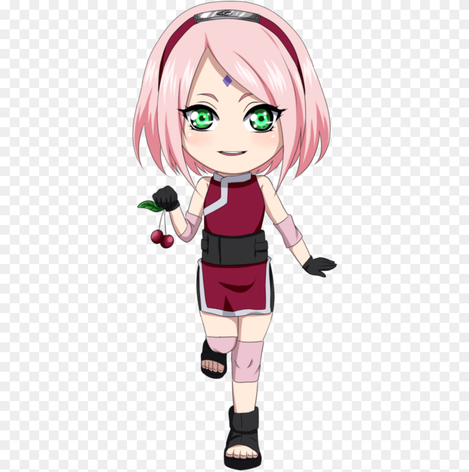 Chibi Sakura Haruno By Whiterabbit20 Sakura Haruno Chibi, Book, Comics, Publication, Baby Free Png Download