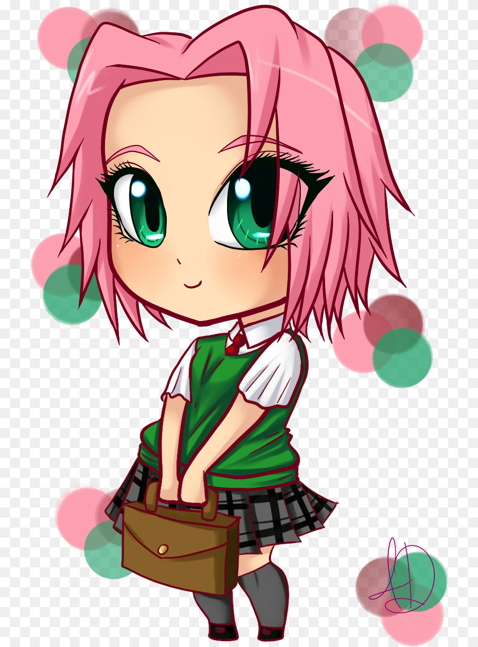 Chibi Sakura Ino Hinata And Tenten Cartoon, Book, Comics, Publication, Person Png Image