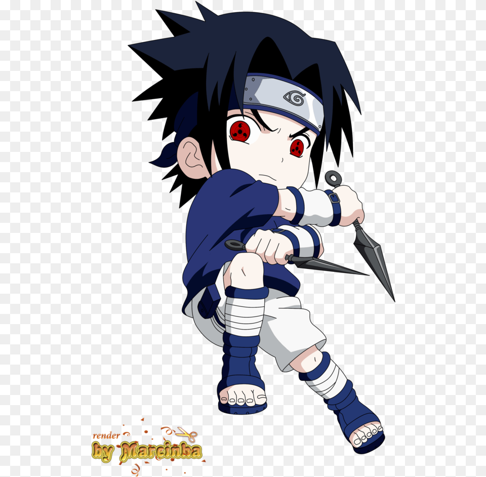 Chibi Sasuke By Marcinha20 Sasuke Chibi, Book, Comics, Publication, Baby Free Png Download